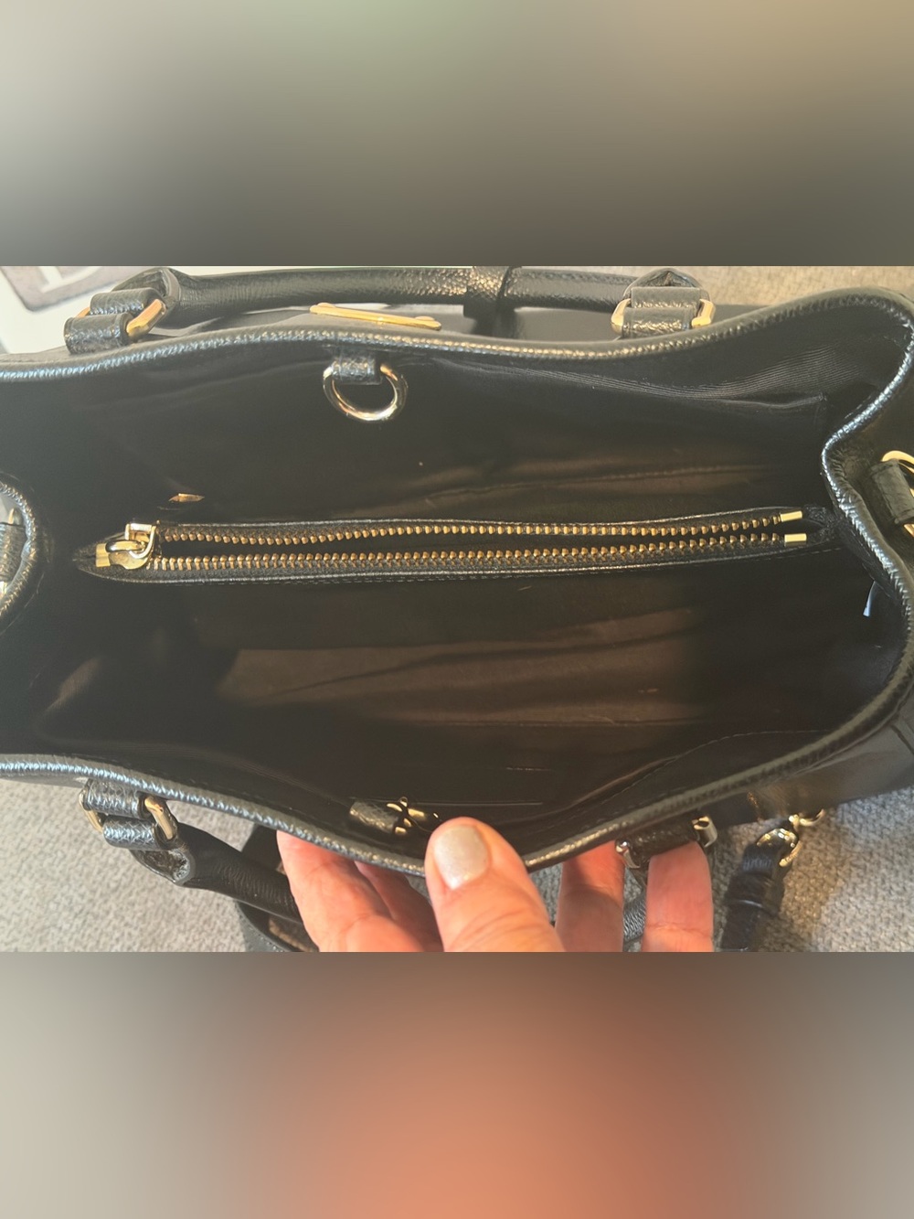 Coach Black Margot Carryall Satchel Handbag No. L1492-F34607 - Picture 11 of 11